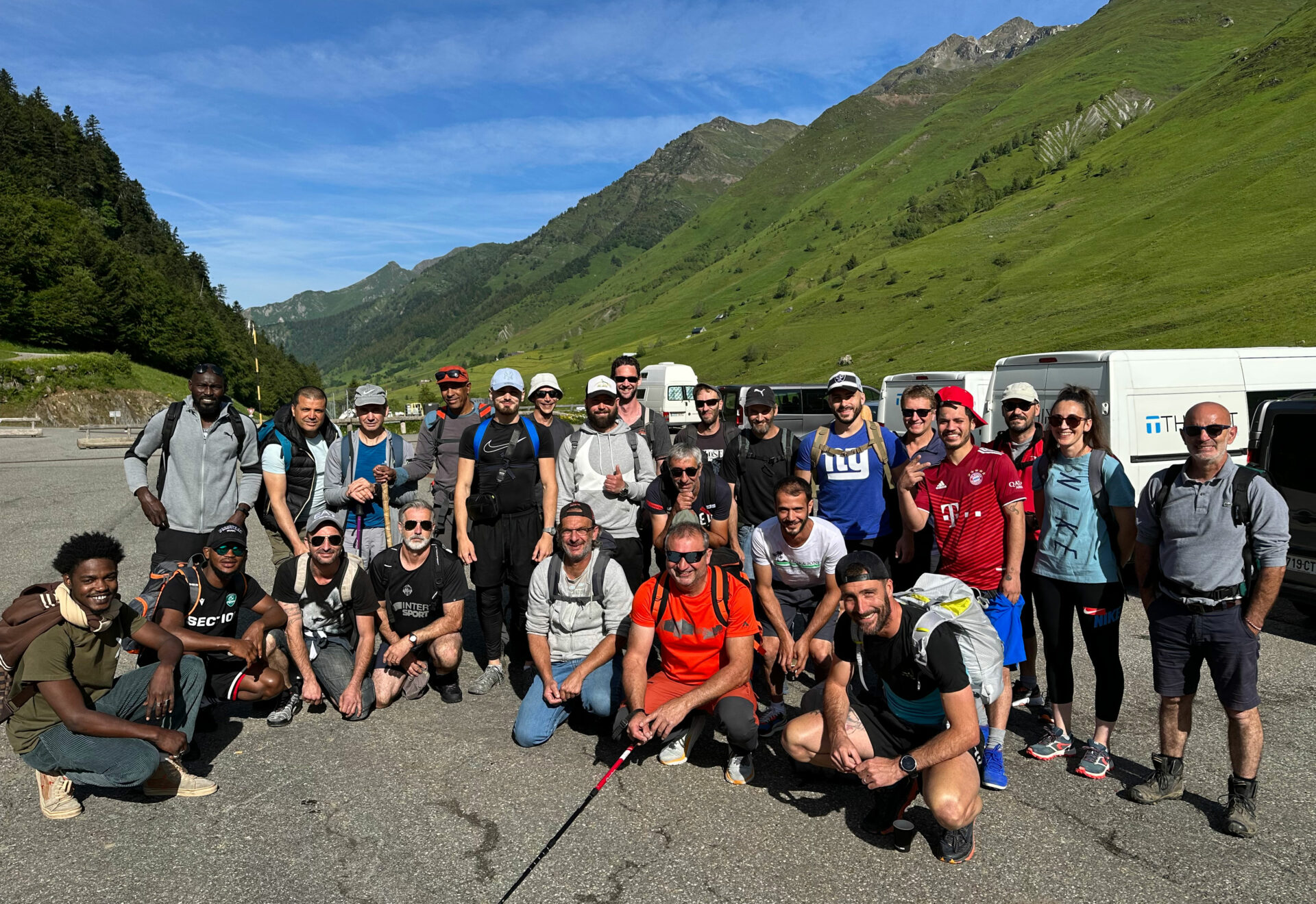 Journée montagne équipe thirant